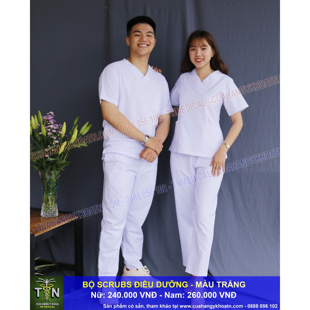 Bộ Scrubs Điều Dưỡng (Y Tá) - Thương hiệu TN Medical