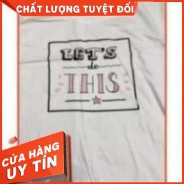 Váy đầm thun mãi có tay dáng suông Thái Lan chính hãng màu trắng Free size mặc hè thoáng mát thấm hút mồ hôi dễ phối đồ