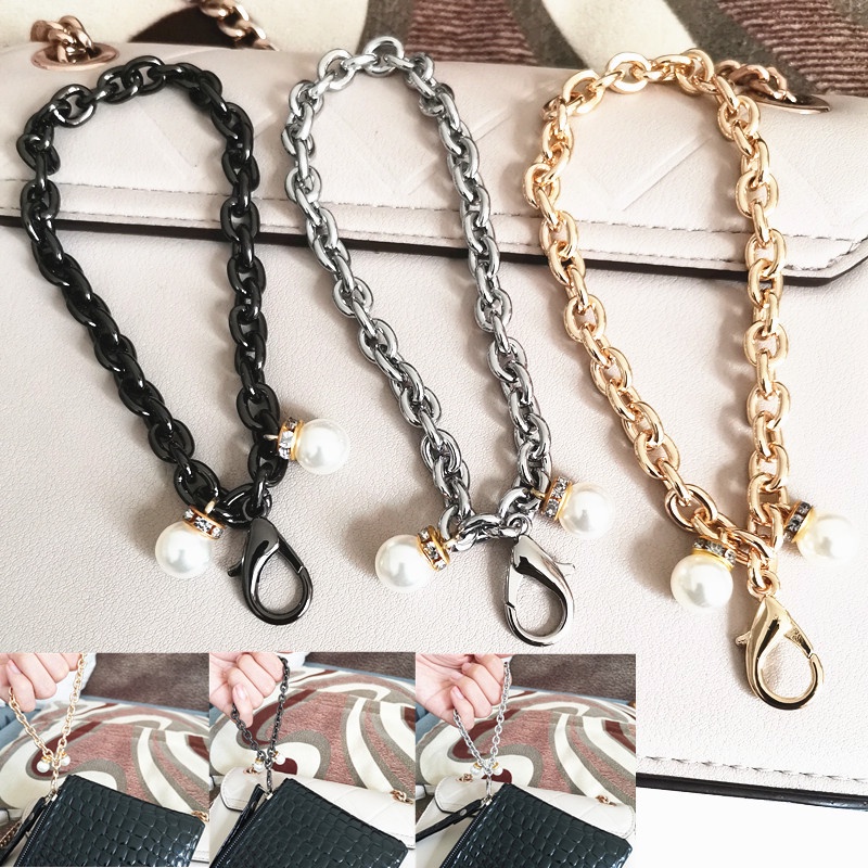 Phụ Kiện Dây Xích Kim Loại Đeo Túi Xách / Ví Tiện Dụng DIY