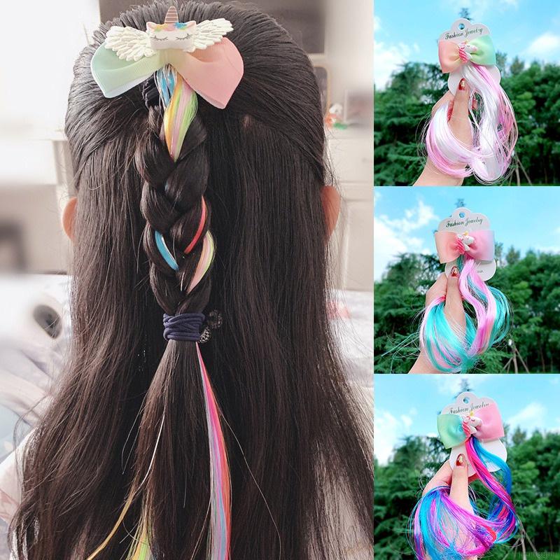 Kẹp Tóc Giả 16 Kiểu Dáng Xinh Xắn Cho Bé Gái