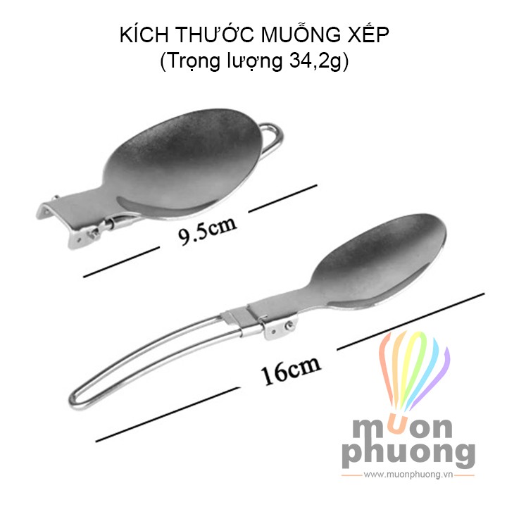 Bộ dao muỗng nĩa xếp cắm trại dã ngoại - MUÔN PHƯƠNG SHOP