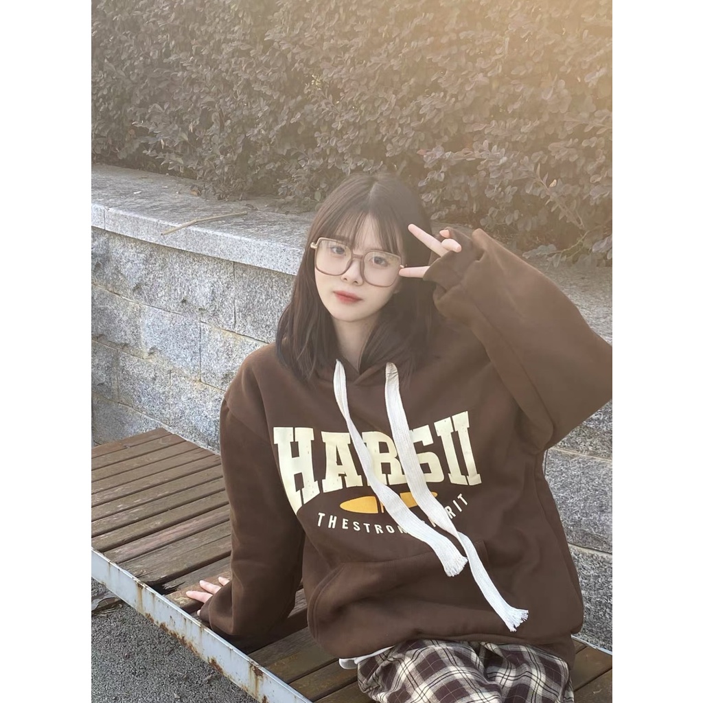 Áo nỉ Hoodie HARSII  Form Rộng, tay phồng nam nữ mặc đều được phong cách trẻ trung đường phố hot hit/ Hường khểnh Shop.