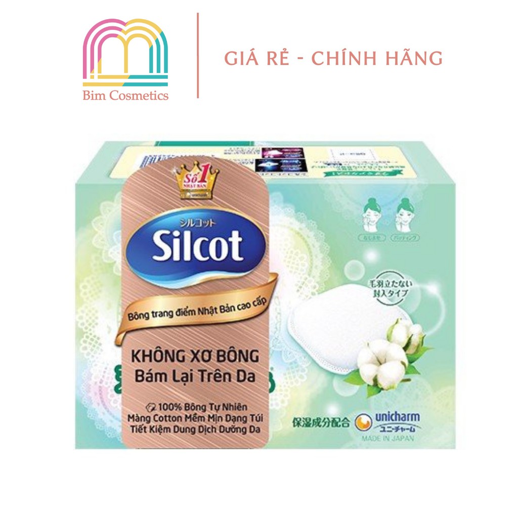 Bông Tẩy Trang Silcot Soft Touch Premium Cotton 66 Miếng