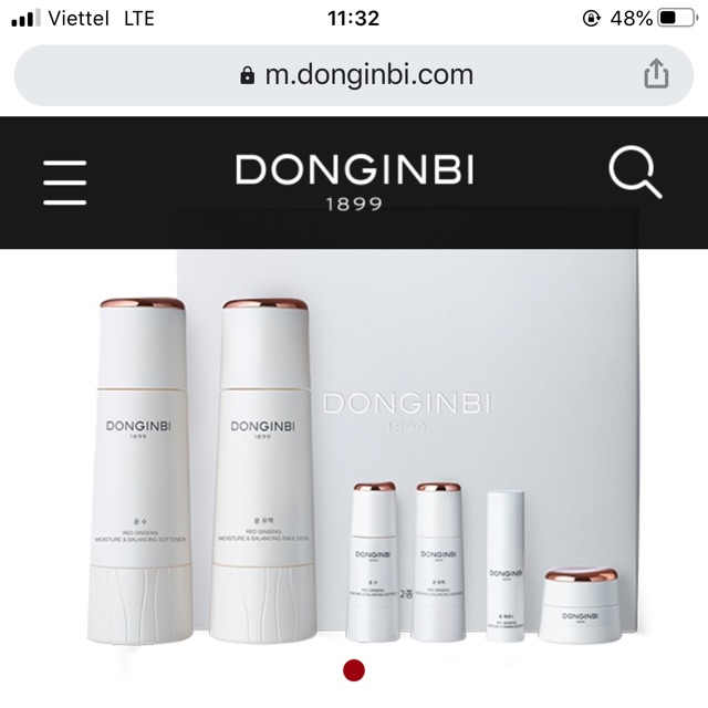 Bộ sản phẩm dưỡng da chuyên sâu Hàn Quốc Donginbi, cấp ẩm cho da, ngăn ngừa lão hoá từ sâu trong da,cải thiện độ đàn hồi