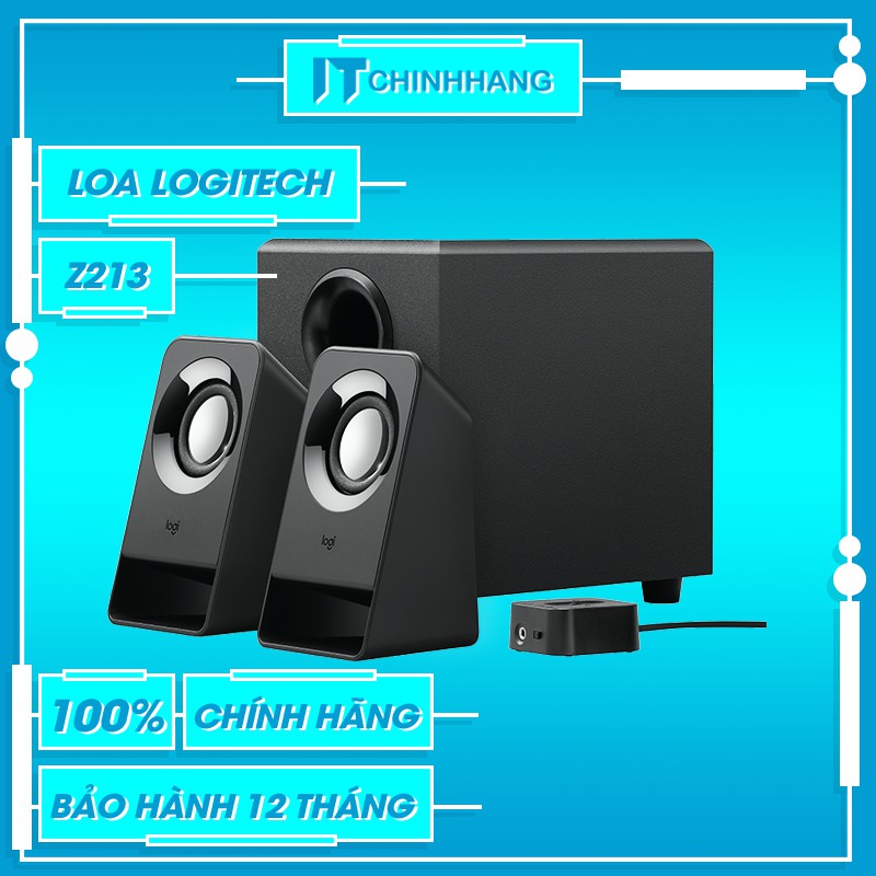 Hệ thống Loa máy tính Logitech Z213 Compact 2.1 - Hàng Chính Hãng