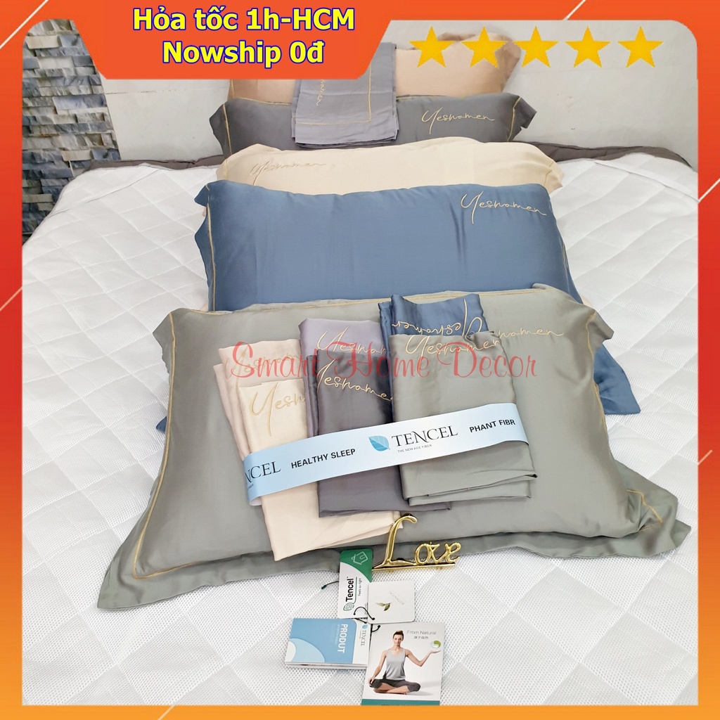 Vỏ gối nằm 50x70cm,lụa 100%Tencel 60S, cao cấp nhất thị trường, siêu mềm mát mịn (Ảnh shop tự chụp) | BigBuy360 - bigbuy360.vn