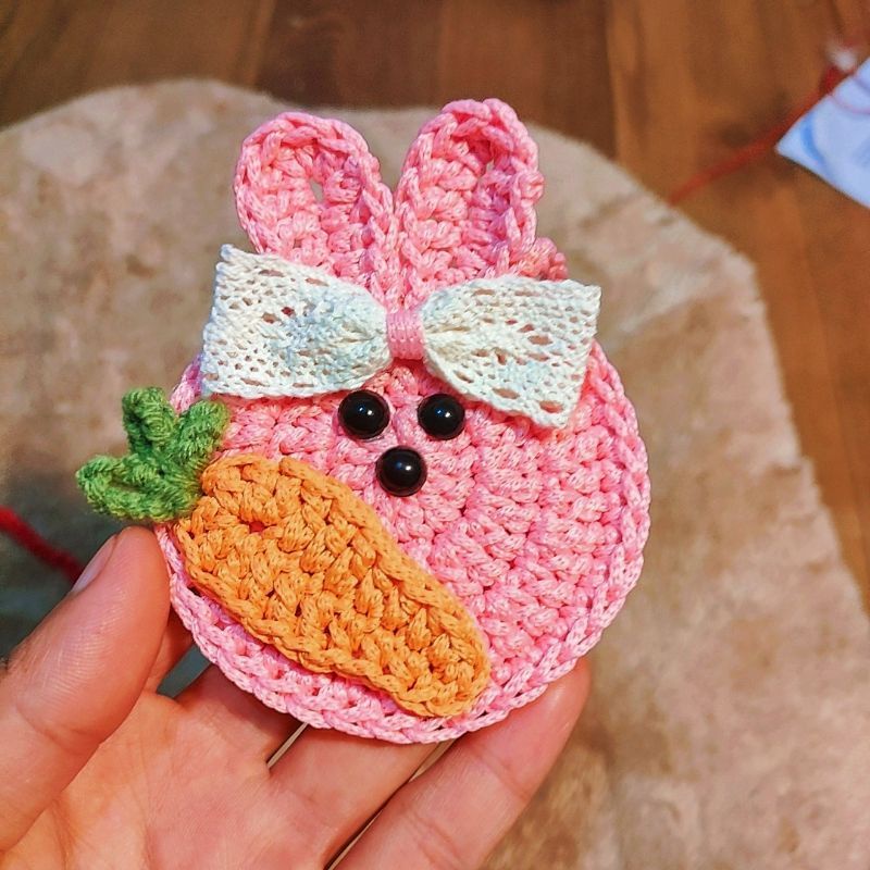 Túi tỏi tránh vía dữ cho bé hình thỏ cà rốt - Pandakids