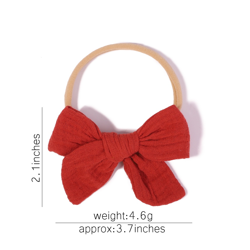 KIDSBOWS Set 5 Dây Cột Tóc Thắt Nơ Dễ Thương Cho Bé Gái Sơ Sinh