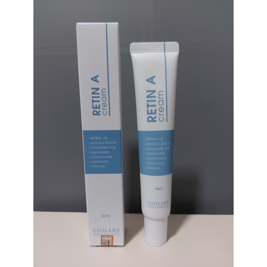 Retinol trẻ hóa da, căng bóng, giảm mụn Usolab Retin A 30ml