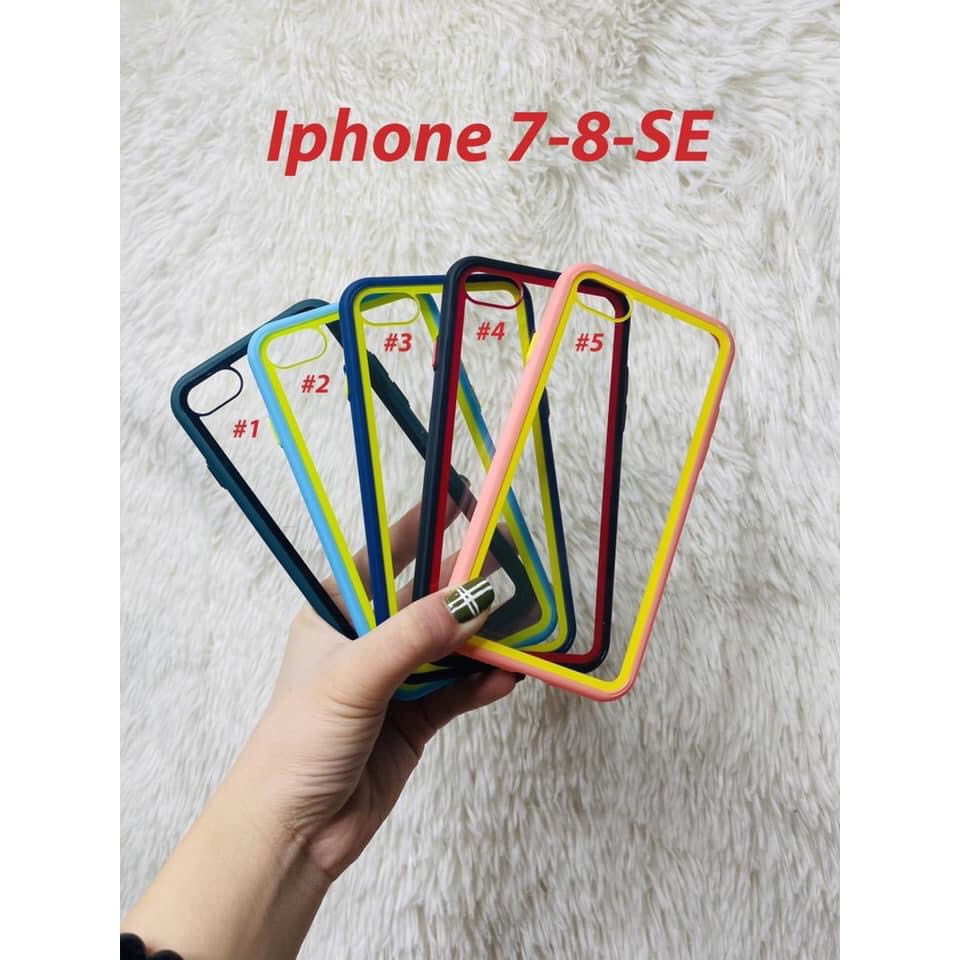 Xả kho Ốp lưng iphone đa sắc chống sốc 7/7plus/8/8plus/x/xr/xs/11/12/pro/max/plus/promax