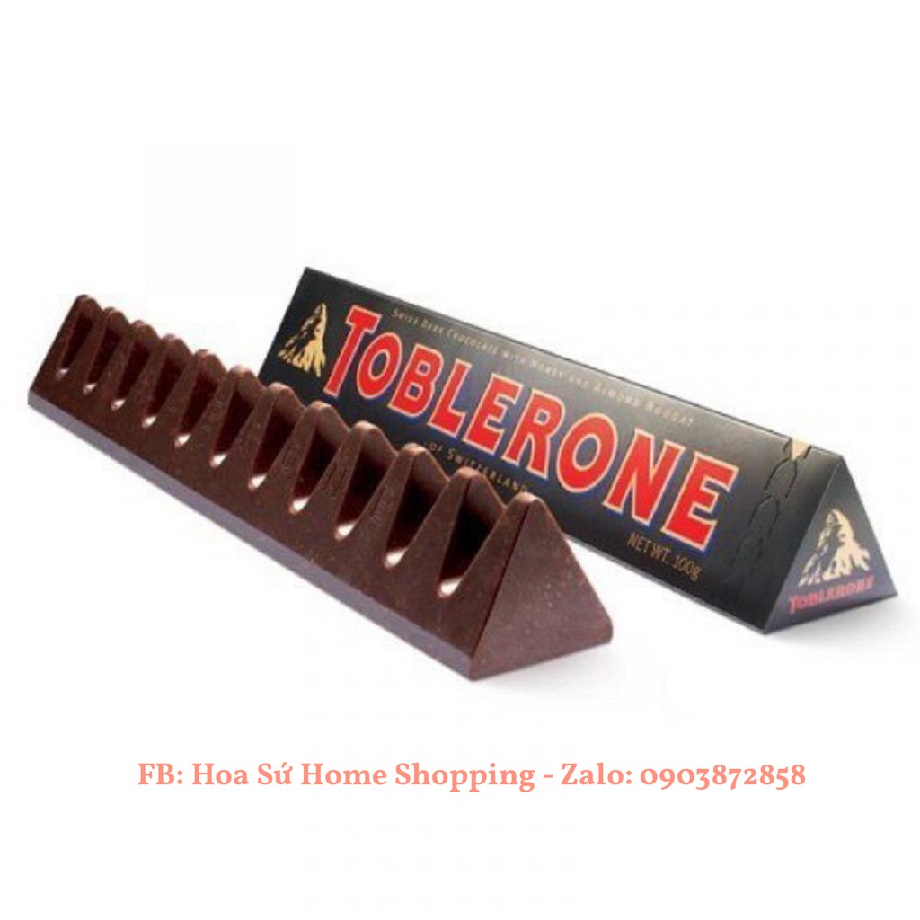 CHOCOLATE ĐEN TOBLERONE 100GRAM THUỴ SĨ