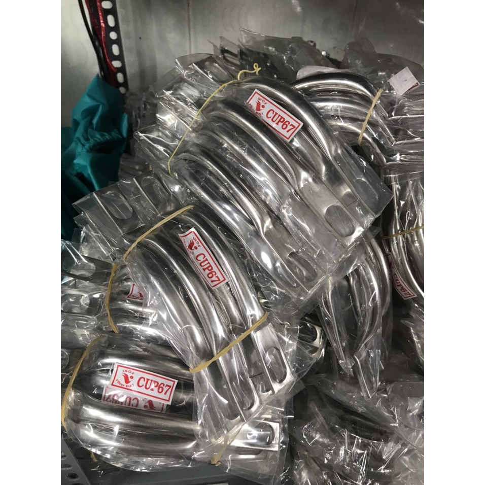 Tay dắt quai yên inox cho xe 67,68,CD,CL...