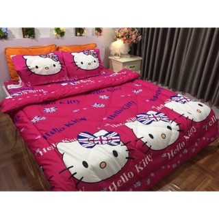 SET CHĂN PHAO COTTON POLY HELLO KITTY