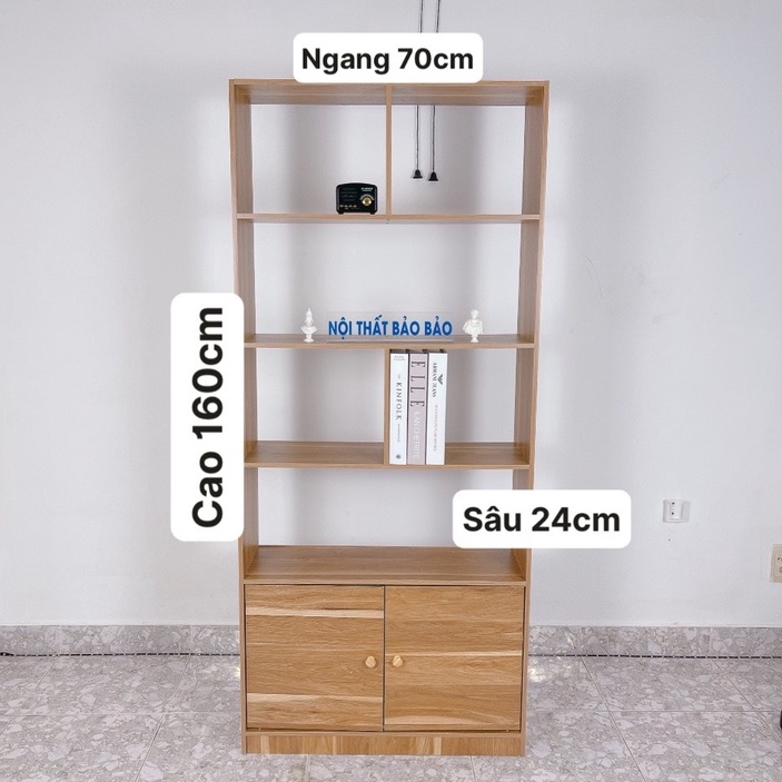 Kệ sách gỗ tủ đựng đồ nhiều ngăn chất liệu mdf hiện đại chống nước tốt - ảnh sản phẩm 2