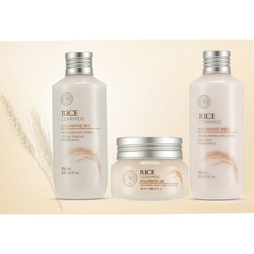 Kem Dưỡng Ẩm Sáng Da Gạo The Face Shop Rice & Ceramide Moisture Cream - 50ml