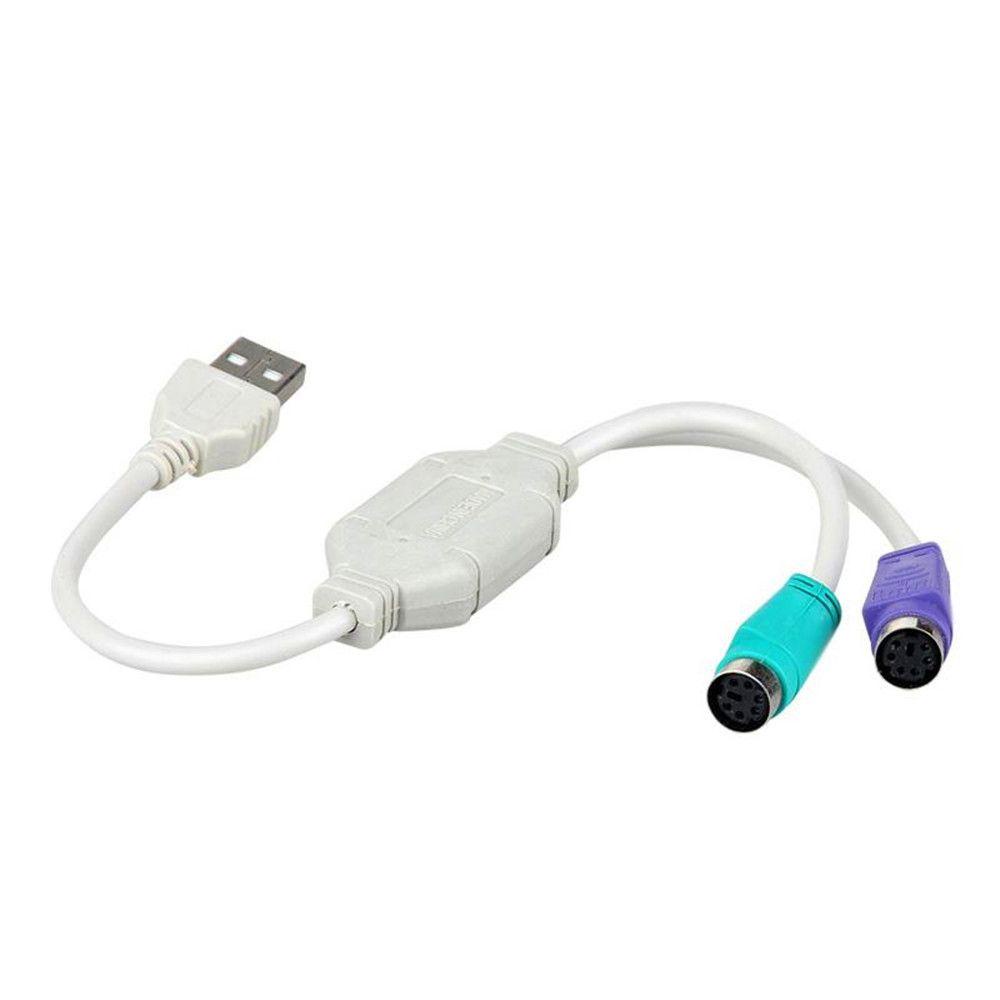 AUGUSTINA Dây Cáp Chuyển Đổi Đầu Cắm USB Sang Ổ Cắm PS2 Cho Chuột Và Bàn Phím Mới
