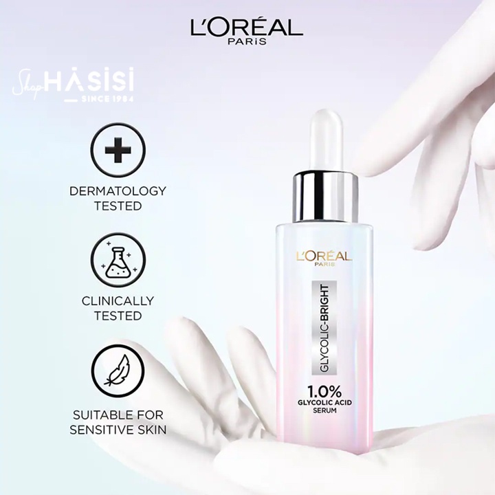 Dưỡng Chất Sáng Da L'OREAL - Glycolic-Bright Instant Glowing Serum 30ml