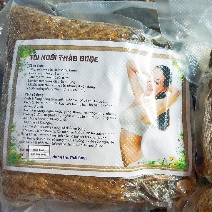 Muối thảo dược giảm eo