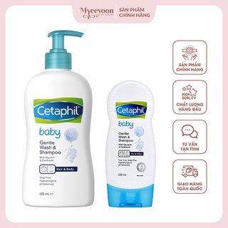 Sữa tắm gội cetaphil cho bé nội địa úc - 230ml & 400ml