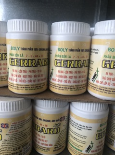 PHÂN BÓN LÁ 7-5-44+TE GERRARD 100gr