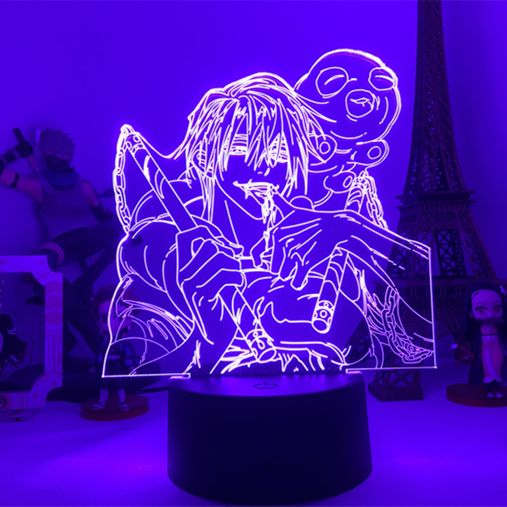 Đèn Led 3d Tạo Hình Anime Xinh Xắn