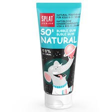 Kem Đánh Răng Trẻ Em Từ 6 -11 Tuổ  98% thành phần tự nhiên và an toàni Vị Kẹo Cao Su | SPLAT Junior Bubble Gum, 73g