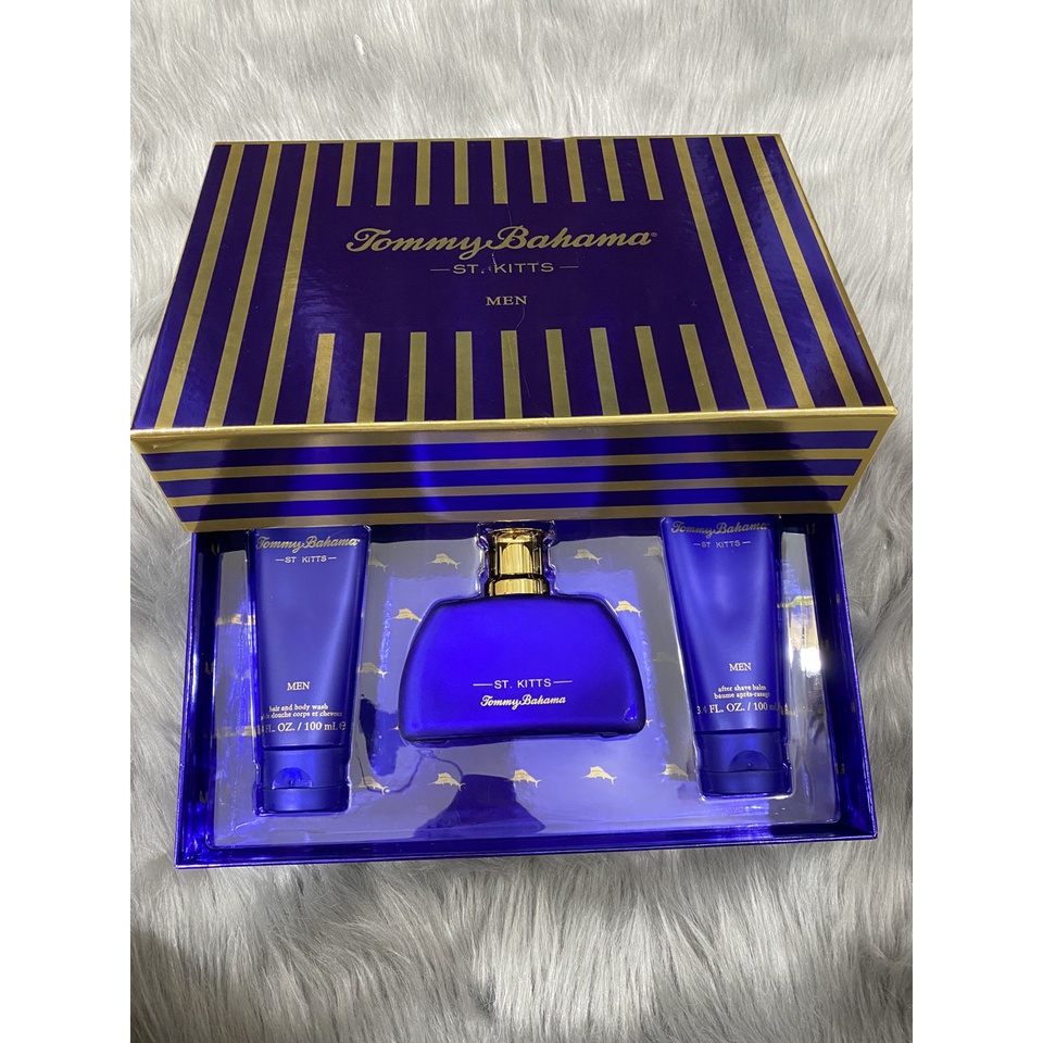 Combo Nước Hoa Nam TOMMY BAHAMAS ST, KITTS 100ml