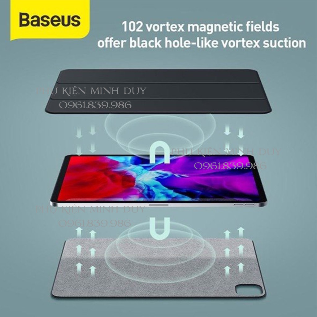 Bao da nam châm Baseus Simplism Magnetic Leather Case dùng cho iPad Pro 2020 (10.9' 11’ và 12.9’, Magnetic Smart Case) ❤ | BigBuy360 - bigbuy360.vn
