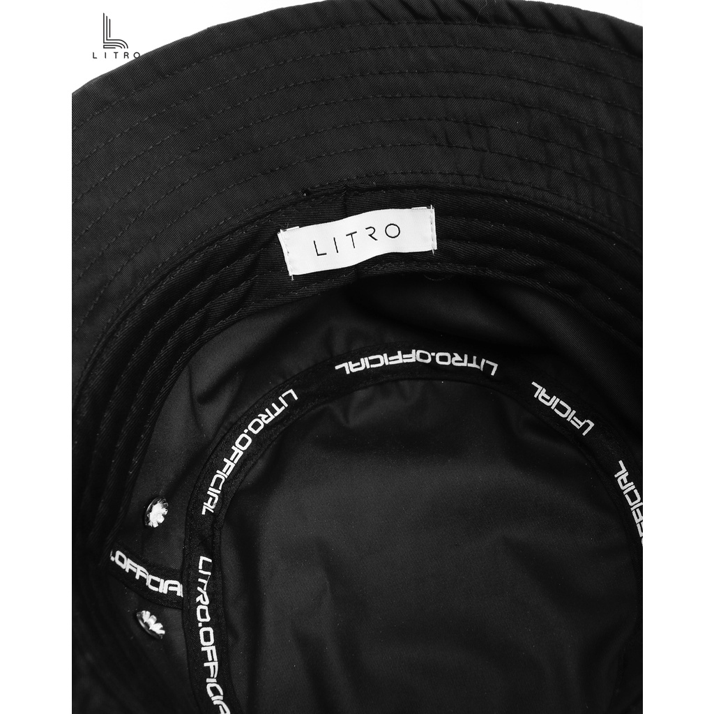 Mũ Bucket nam nữ chính hãng LITRO Nón bucket unisex cao cấp Mũ vành hàng thiết kế vải gió xuất khẩu MU001