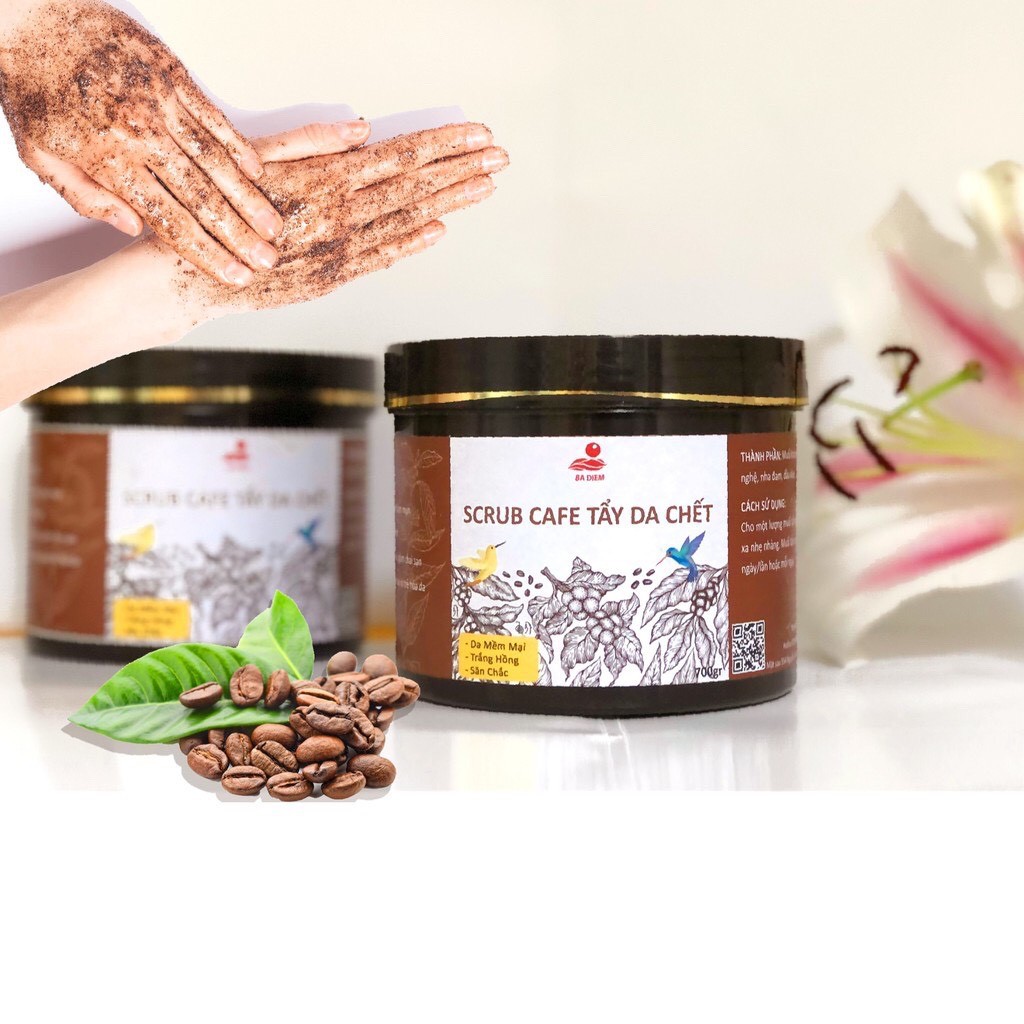 Tẩy Da Chết Body Toàn Thân Muối Tắm Cà Phê 700gr | Muối Cafe Body Scrub HandMade