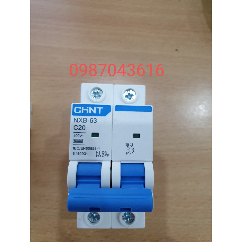 Át tô mát cài chint NXB- 63 1P, 6A, 10A,16A, 20A, 25A, 32A, 40A, 50A, 63A,  80A, 100A, 125A