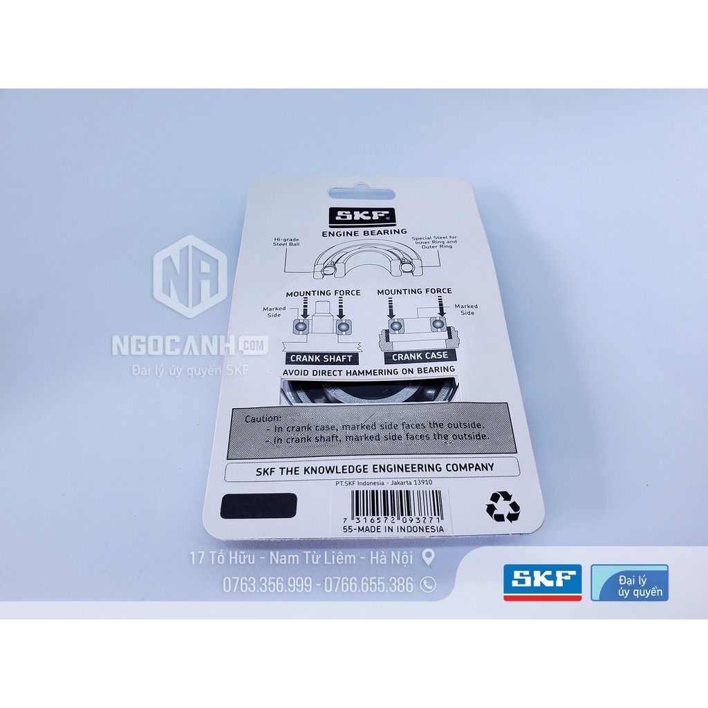 Bạc đạn xe máy SKF Genio 6205/D8VK285