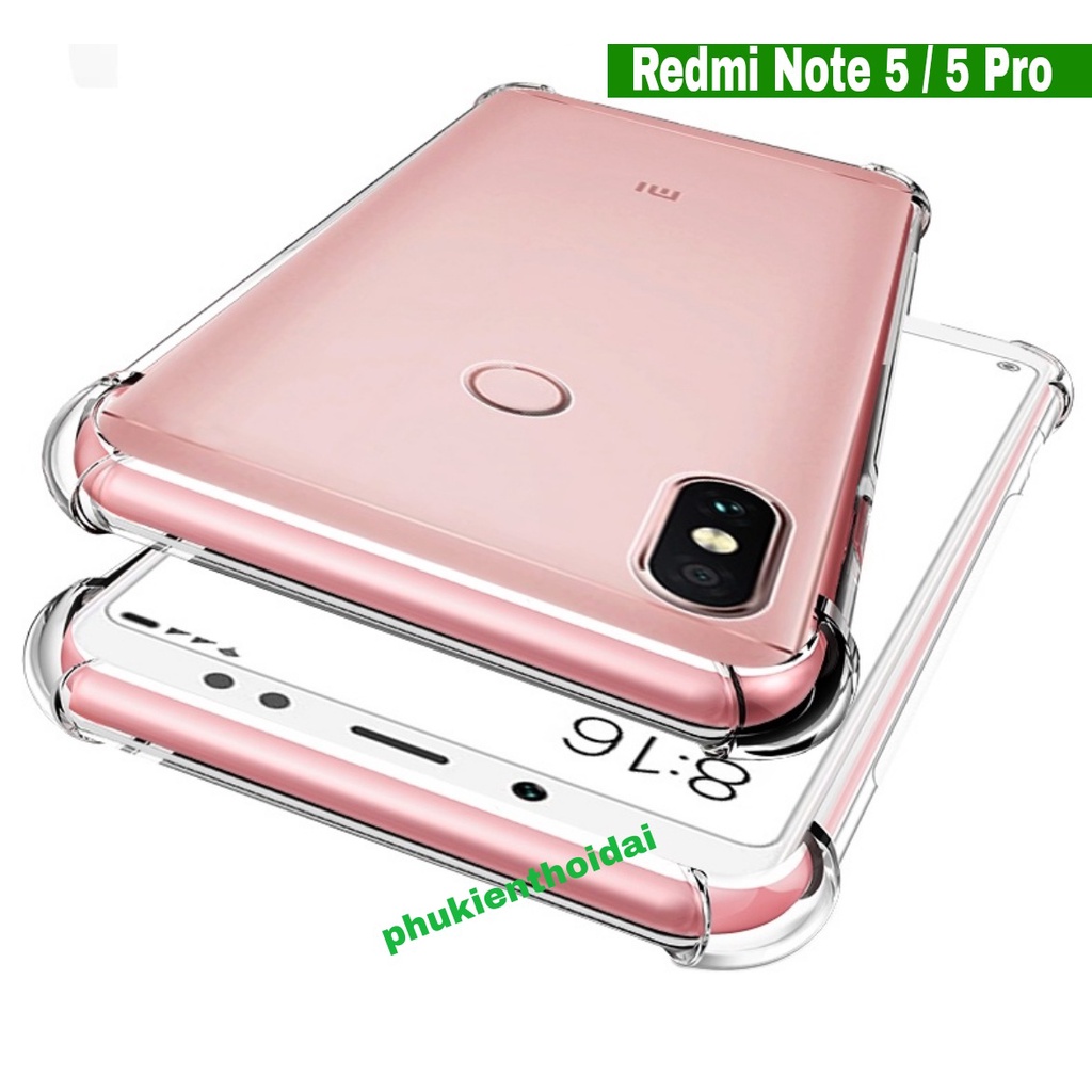 Ốp lưng Redmi Note 5 Pro / Note 5 dẻo màu siêu mỏng cao cấp ôm khít máy