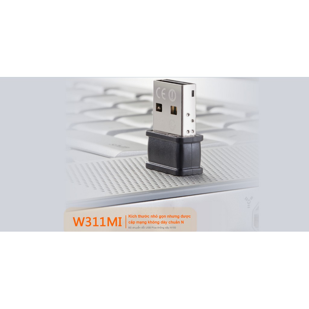 USB thu sóng WiFi Tenda W311Mi Nano Chuẩn N Tốc Độ 150Mbps tem Microsun (Hãng phân phối chính thức) | WebRaoVat - webraovat.net.vn