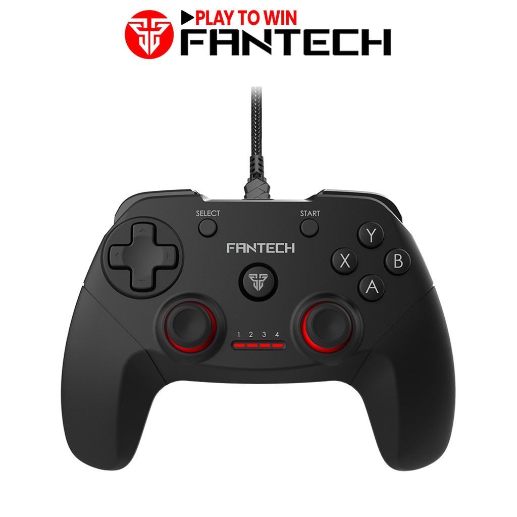 Tay Cầm Chơi Game Có Dây Fantech GP12 REVOLVER Dùng Được Cho PC, Console, Smart TV... 4 Chế Độ - Hàng Chính Hãng