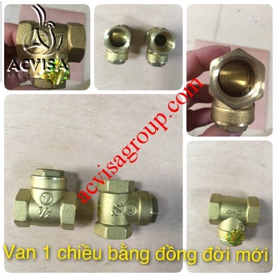 Combo 2 Van 1 Chiều Bình Nước Nóng Bằng Đồng Đời Mới