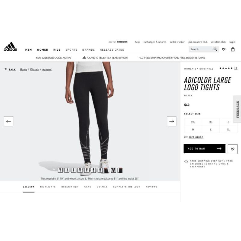 (CHUẨN HÃNG) Quần legging adidas nữ | BigBuy360 - bigbuy360.vn