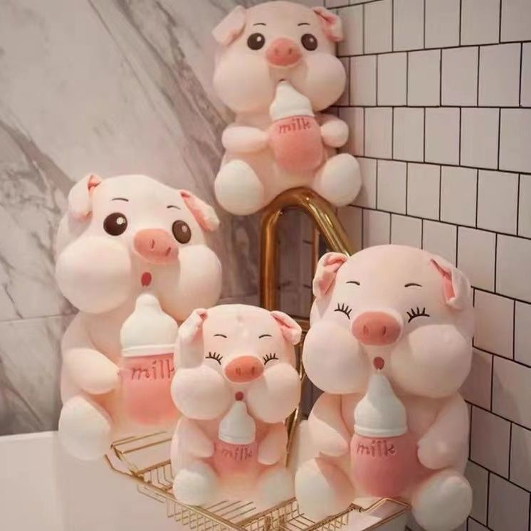 Gối Ôm Nhồi Bông Giữ Ấm Tay Mềm Mại Hoạt Hình Đáng Yêu Mới ✖♚✉Thú Nhồi Bông Hình Heo Con Siêu Mềm Dễ Thương
