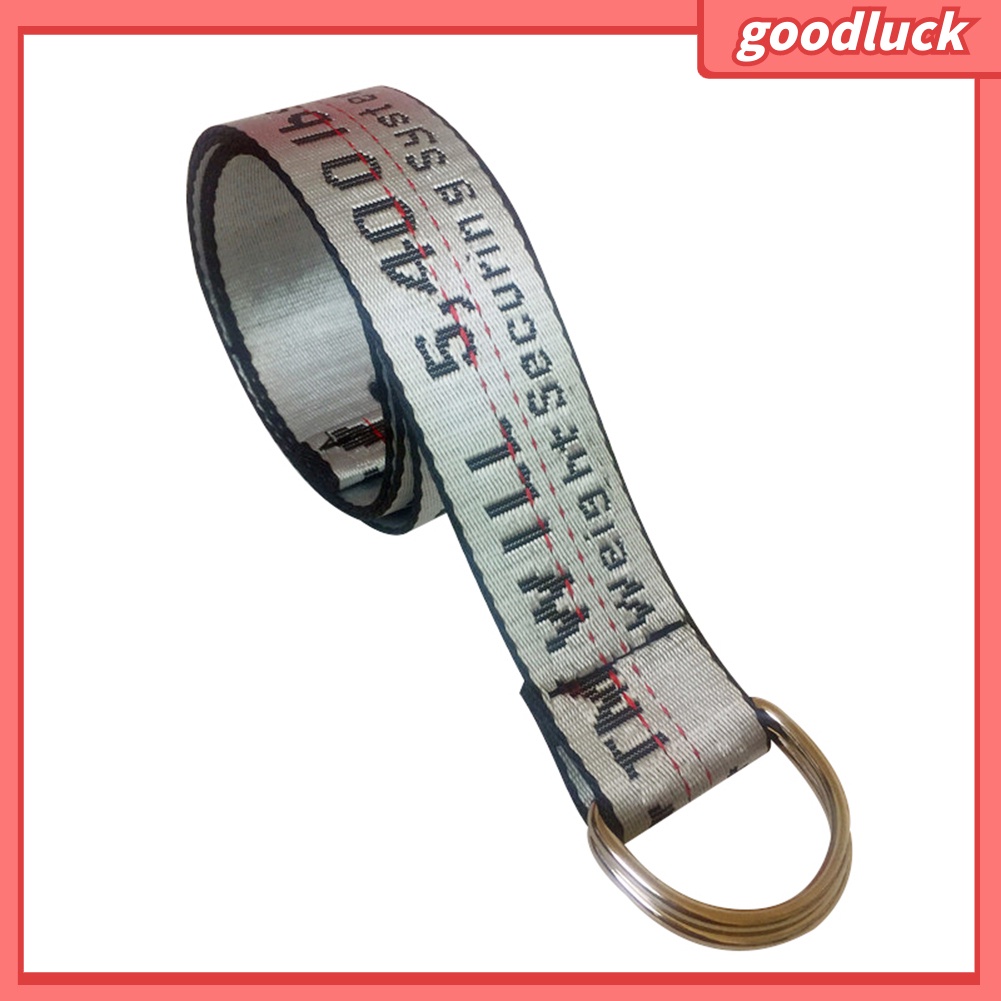 Thắt lưng Canvas thêu chữ OFF-WHITE Unisex