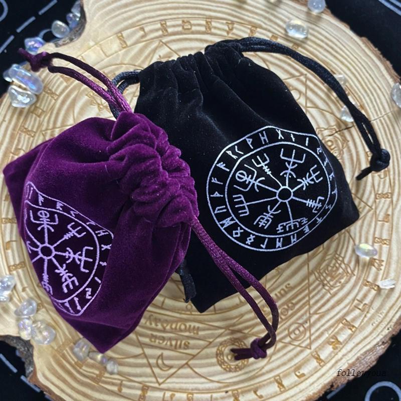 Túi Dây Rút Vải Nhung Đựng Thẻ Bài Tarot Tiện Dụng