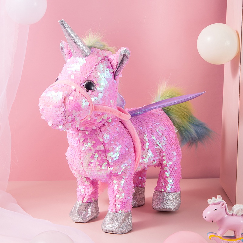 [Hàng sẵn] Đồ chơi Ngựa 1 sừng Pony biết Đi, biết Hát, Lắc Mông Đáng yêu