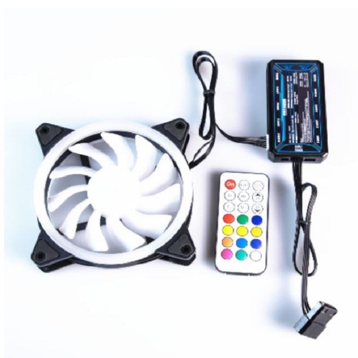 Fan Case Led RGB Dual Ring tặng vít