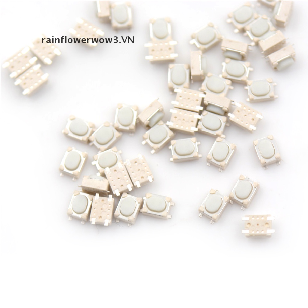 Set 50 Công Tắc Nút Nhấn Micro 4 Chấu 3 * 4 * 2.5mm Chuyên Dụng