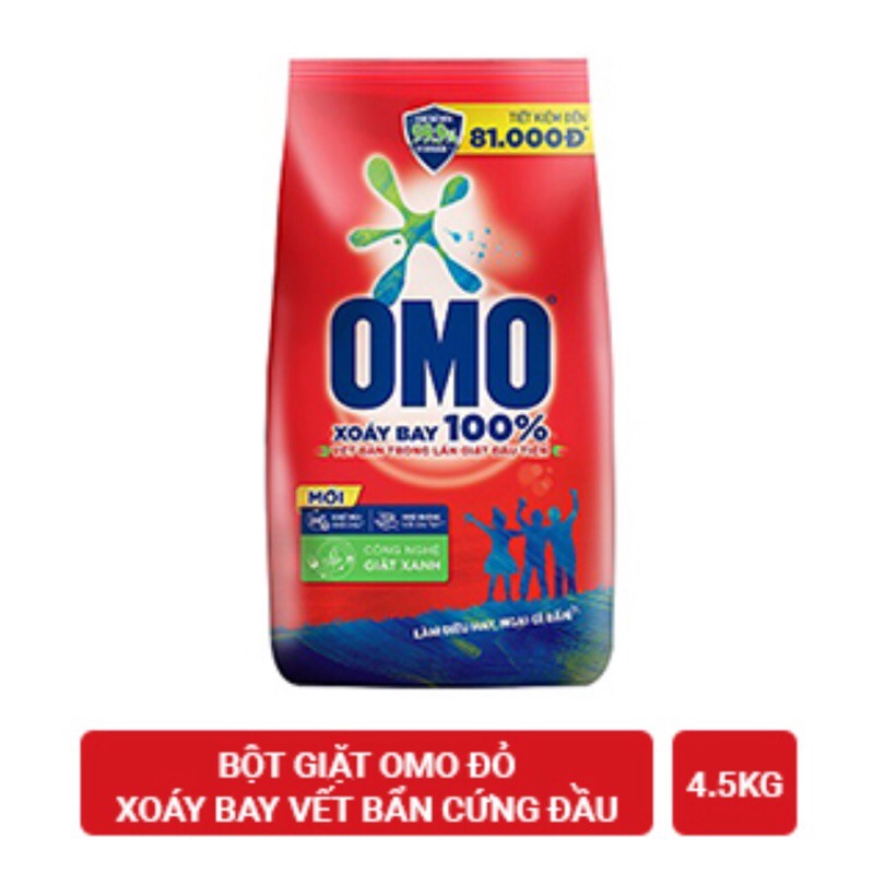 Bột Giặt Omo Hệ Bột Thông Minh 4kg5