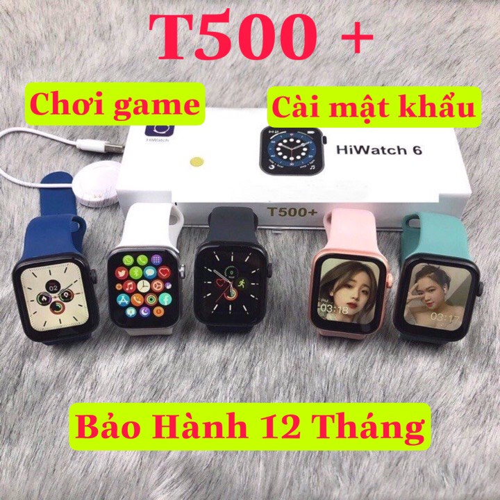 [❤️RẺ VÔ ĐỊCH❤️] Đồng Hồ Thông Minh T500 Plus THAY ĐƯỢC HÌNH NỀN Nhận Tin Nhắn Cuộc Gọi,Trai gái đeo Ok