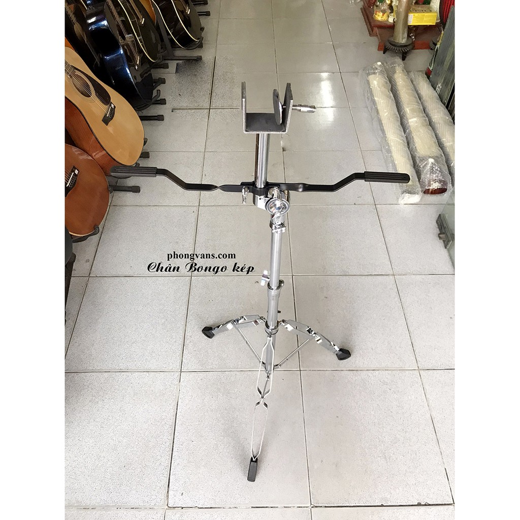 Chân trống Bongo kép bằng inox điều chỉnh được cao thấp
