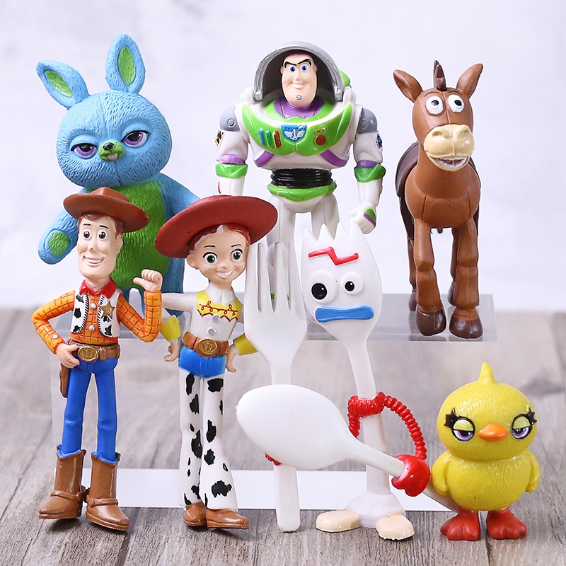 Set 7 Mô Hình Đồ Chơi Nhân Vật Trong Phim Hoạt Hình Toy Story 4