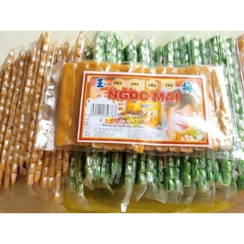 5 gói kẹo dừa tuổi thơ