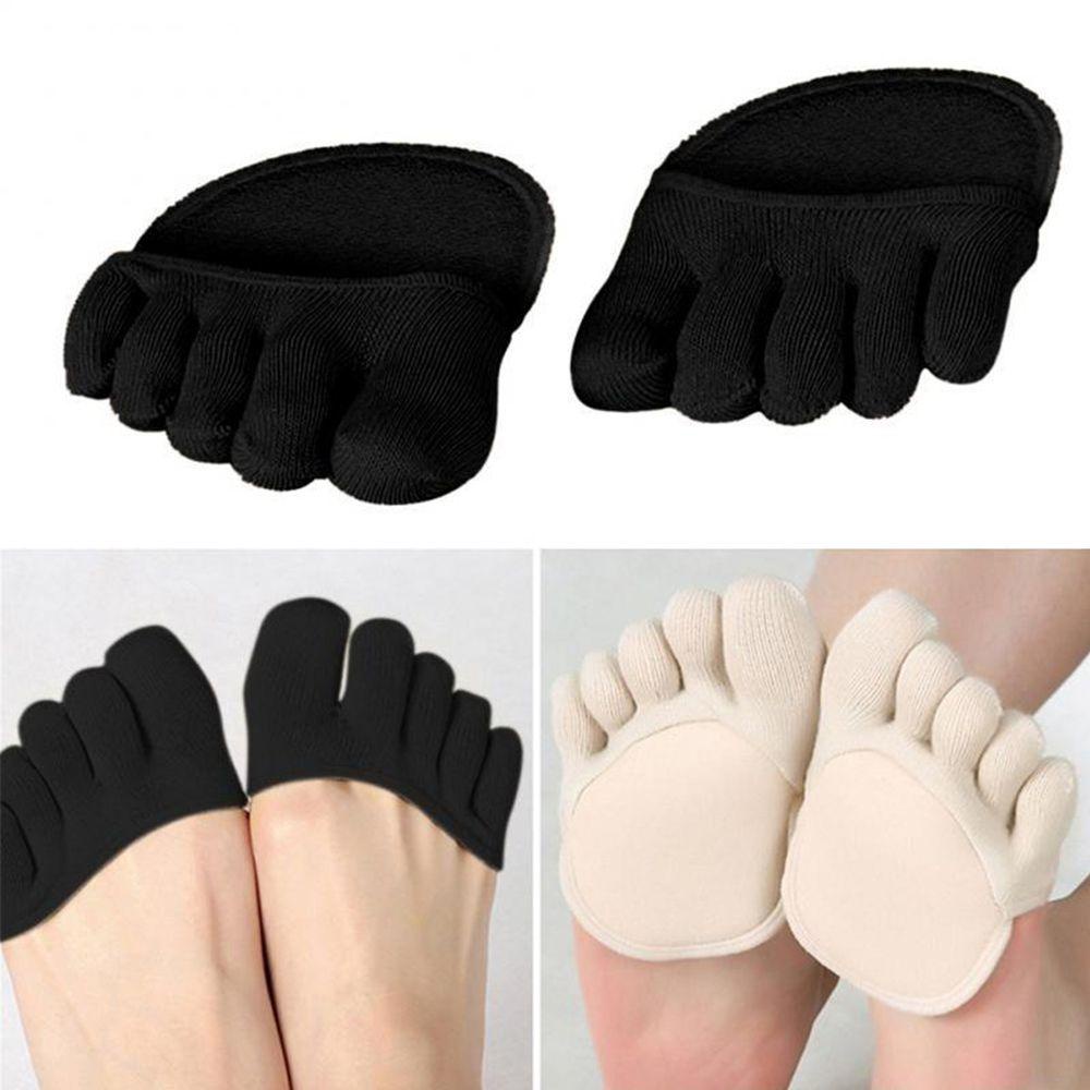 AROMA Đôi Vớ Cotton Xốp Chống Trượt Hở Ngón Dành Cho Nữ