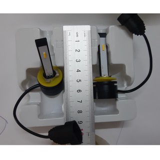 Led gầm fog 880 881 H27 mini chip CSP Korea  thế hệ mới siêu gọn sáng vàng phá sương không quạt.  đèn led